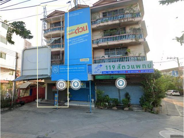 ขายโฮมออฟฟิศ 5 ชั้น 28.8 ตรว. 6 ห้องนอน ติดถนนประชาอุทิศ