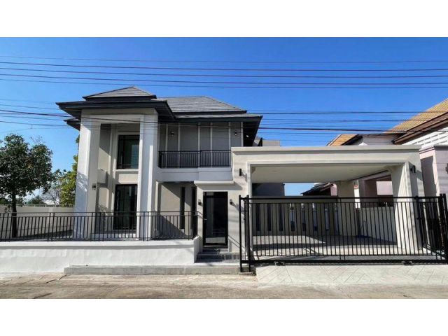 ขายบ้านหรู หมู่บ้านพุทธชาติ ไพรเวทโฮม พุทธมณฑลสาย4 ศาลายา ตรงข้ามองค์พระ สวนพุด ตกแต่งใหม่พร้อมอยู่