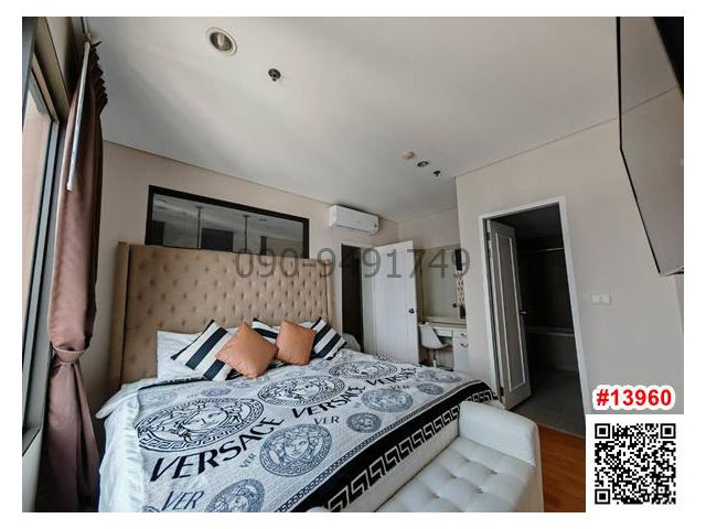 เช่า คอนโด VILLA อโศก 2 ห้องนอน Duplex  ห้องมุม ใกล้รถไฟฟ้า MRT เพชรบุรี