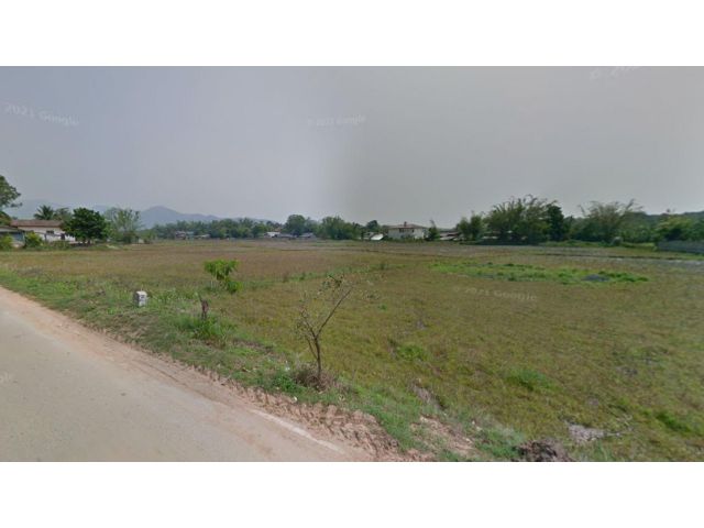 ที่ดินสวยแปลงใหญ่ ติดถนนโป่งพระบาท ใกล้มหาวิทยาลัยราชภัฏเชียงราย