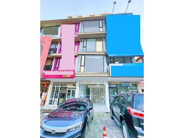 ตลาดอ่อนนุช ทำออฟฟิศ คลินิก 8นอน  ให้เช่าอาคารพาณิชย์ 4 ชั้น 21ตร