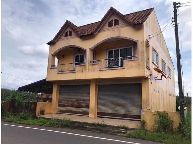 ขายอาคารพาณิชย์ 2 ชั้น 2 คูหา ติดถนน ตำบลสำนักขาม อำเภอสะเดา สงขล