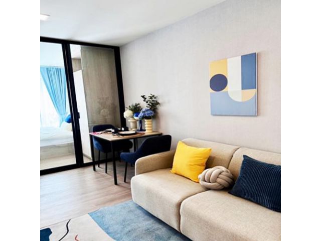 ให้เช่าห้องว่างพึ่งซื้อ ปล่อย 8,000 บาทต่อเดือน D Condo Vale ศรีราชา วิวสระ