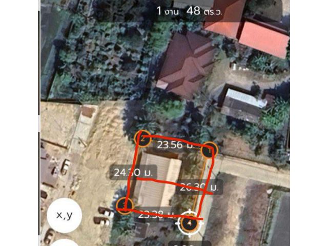 ขายที่ดินตำบลสันผักหวานหางดงติดถนนกว้างพร้อมโอน
