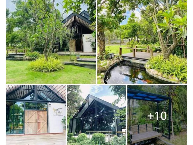 #เสนอขายคาเฟ่บ่อวินศรีาชาชลบุรี  ขายคาเฟ่ ขนาดพื้นที่ใช้สอบ 270 ตรม. บนเนื้อที่ 2.0 ไร่ (โฉนด นส.4จ)
