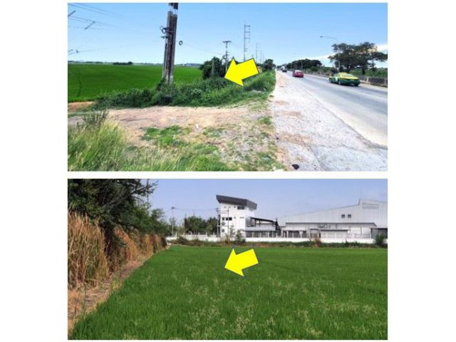ที่ดินเปล่าติดทางหลวงหมายเลข 346 (สายปทุมธานี-บางเลน)