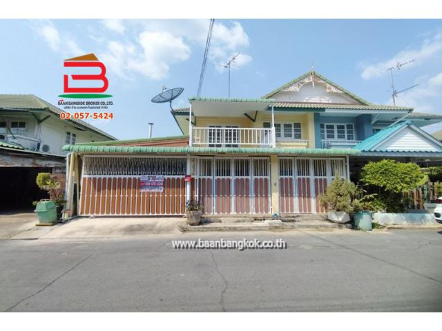 บ้านแฝด โครงการ พฤกษา 14 เอ เนื้อที่ 37.3 ตรว. ถนนเลียบคลองวัดลาดปลาดุก ต.บางแม่นาง อ.บางใหญ่ จ.นนทบุรี