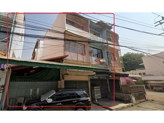 โกดัง หรือ อาคารพาณิชย์ 4 ชั้น จอดรถ 4 คัน รัชดา  MRTจรัญ3 399ม.