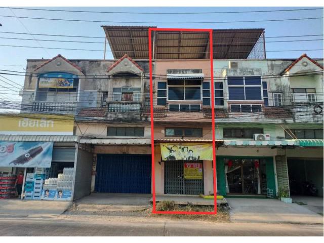 ขายอาคารพาณิชย์ 3 ชั้น  ทำเลค้าขายสุดปัง ใจกลางเมืองนครสวรรค์