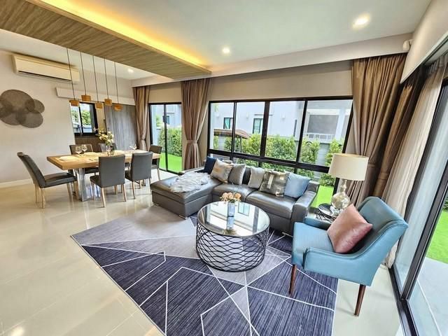บ้านเดี่ยว ตกแต่งสวยพร้อมอยู่ หมู่บ้านบ้านลุมพีนี สวนหลวง ร.9