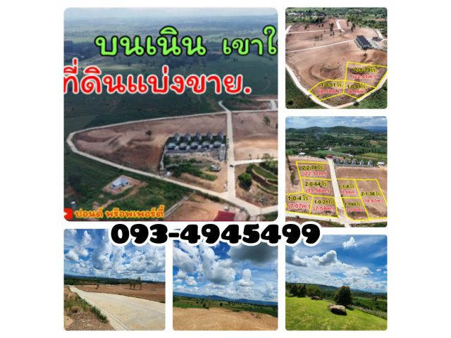 ขายที่ดินเขาใหญ่ บนเนินเขา *วิว360องศา(สูง 440 ม.) ( ที่ดินจัดสรรฯ แบ่งแปลง )  อากาศบริสุทธิ์ (ราคาพิเศษ)