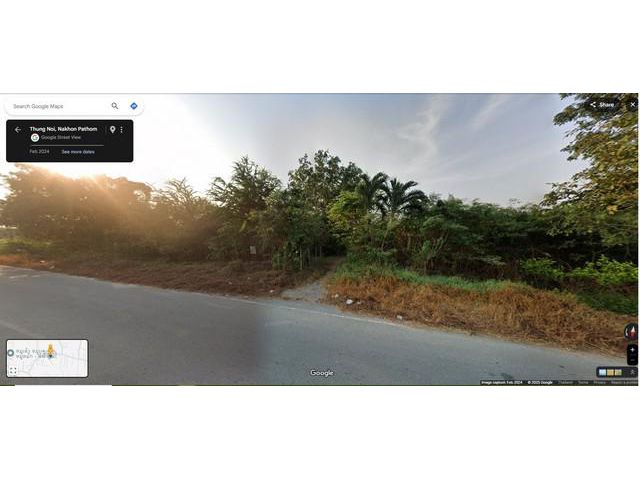 ขายด่วน ที่ดิน เมืองนครปฐม 13ไร่ ผังสีชมพู เหมาะพัฒนาทำโครงการพัก