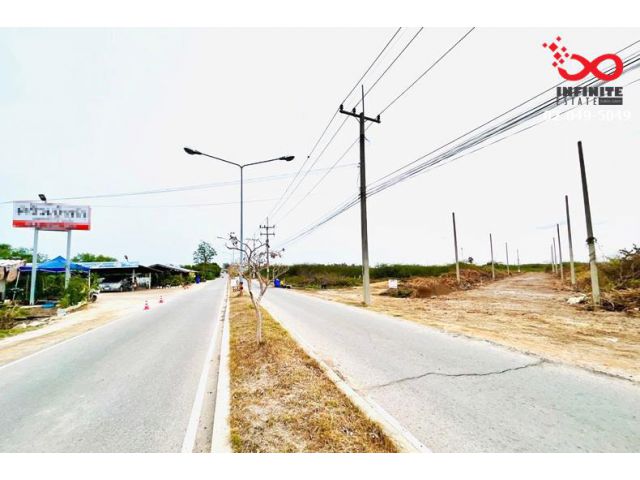 ขายที่ดินถมแล้ว แปลงมุม 232 ตารางวา ติดหาดเจ้าสำราญ เพชรบุรี