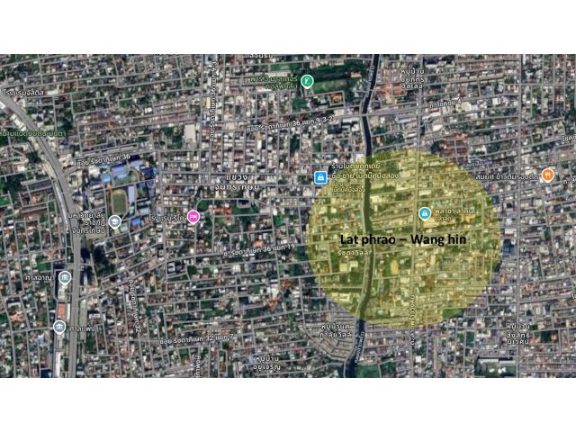 ขายที่ดินทำเลดี ถนนลาดพร้าว-วังหิน ห่างถนนรัชดาภิเษก 1.5 km ใกล้มหาวิทยาลัยราชภัฏจันทรเกษม