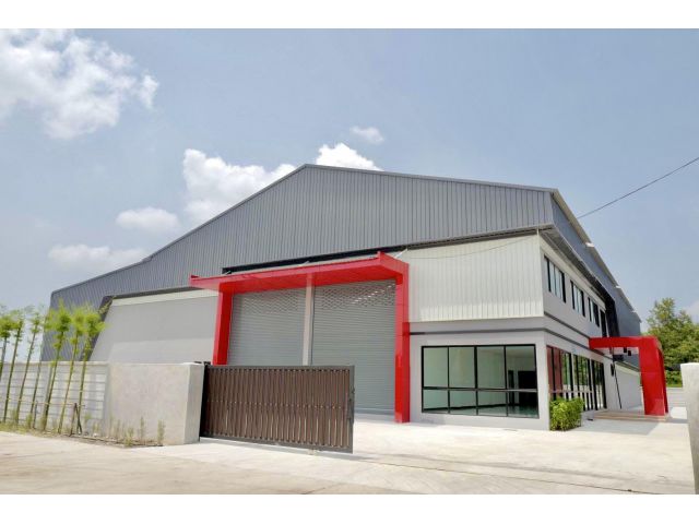 ขายที่ดินเปล่าถมนานแล้วแน่นมาก ถ้าอยากได้โรงงานใหม่พร้อมเราก็บริการสร้างให้