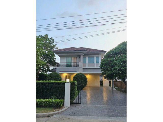 PP352 ขายบ้านเดี่ยว โครงการ เดอะ แกรนด์ วงแหวน – ประชาอุทิศ 76  The Grand Wongwaen – Prachauthit ตกแต่งพร้อมเข้าอยู่