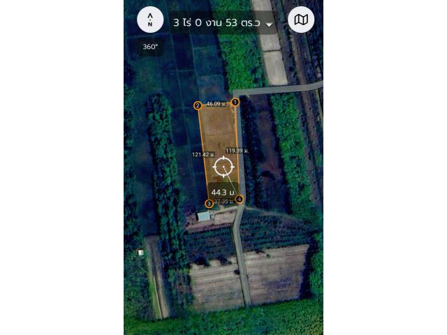 ขายที่ดินหน้ากว้างติดถนน