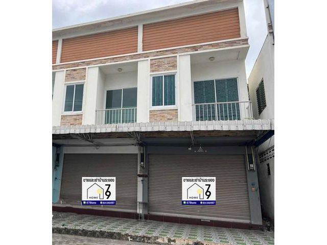 ให้เช่าอาคารพาณิชย์ 2 ห้อง  ใกล้ตลาดโขดหิน ระยอง
