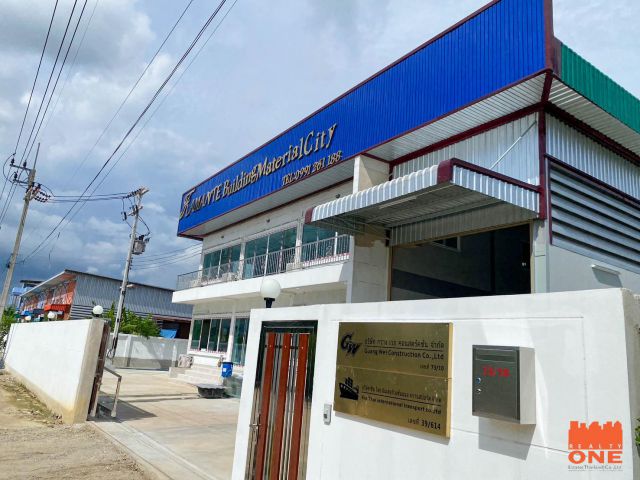 ขายโกดังพร้อมสำนักงาน ทำเลทอง บ้านเกาะ สมุทรสาคร