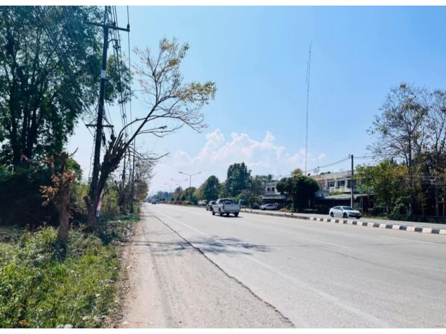 ขายที่ดินติดถนนหลักตำบลตลาดขวัญดอยสะเก็ตทำเลค้าขายได้