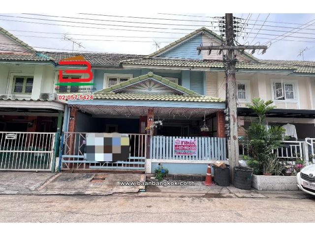 ทาวน์เฮาส์ 2 ชั้น โครงการ พฤกษา บี รังสิต-คลอง 3 เนื้อที่ 18 ตรว. ต.คลองสาม อ.คลองหลวง