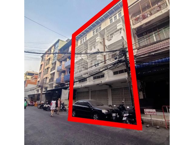 ขายอาคารพาณิชย์ 3 คูหา 4 ชั้น – ทำเลทอง ย่านรัชดาภิเษก ใกล้ MRT พระราม 9