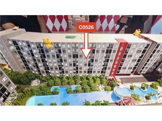 ขายดาวน์ Kave Wonderland ตึก C ชั้น 5 วิวสระ คอนโด PET FRIENDLY