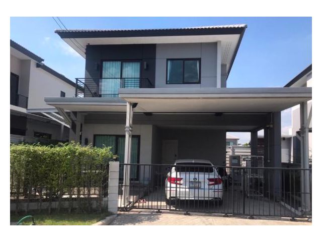 ให้เช่าบ้านเดี่ยว2 ชั้น  เซนโทร ราชพฤกษ์ สวนผัก ถนนบางกรวย จงถนอ