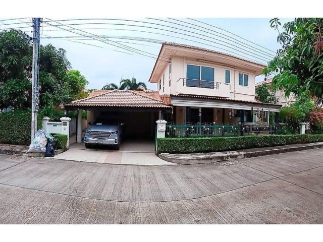 ขายบ้านเดี่ยว 2 ชั้น โครงการศุภาลัย พาร์ควิลล์ ร่มเกล้า-สุวรรณภูมิ  บ้านสวยเดินทางสะดวก ใกล้สนามบินสุวรรณภูมิ