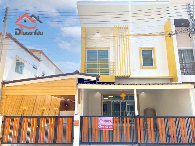 #หลังริม พื้นที่ใช้สอยเยอะสุดๆ ตกแต่งต่อเติมใหม่ทั้งหลัง บ้านสวย#หมู่บ้านยิ่งรวย9 #ลำตาเสา #วังน้อย #อยุธยา