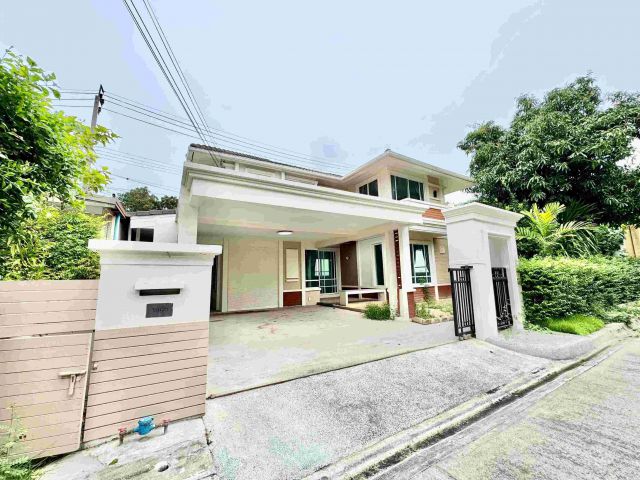 ขายบ้านเดี่ยว 2 ชั้น หลังริม สวนกว้าง หมู่บ้าน HomePlace The Park (โฮมเพลส เดอะพาร์ค), บางใหญ่, นนทบุรี (การันตีราคาต่ำสุด!) ราคาขาย: 5,490,000 บาท
