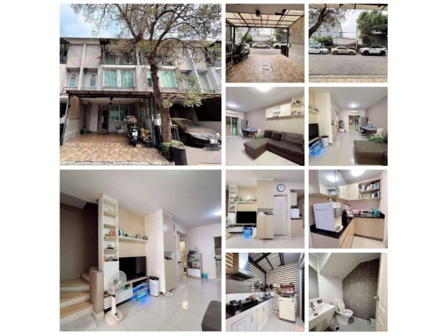 ขายทาวน์โฮม 3 ชั้น โครงการ อารียา เดลี่ เกษตร-นวมินทร์ ใกล้รถไฟฟ้าสายสีชมพู
