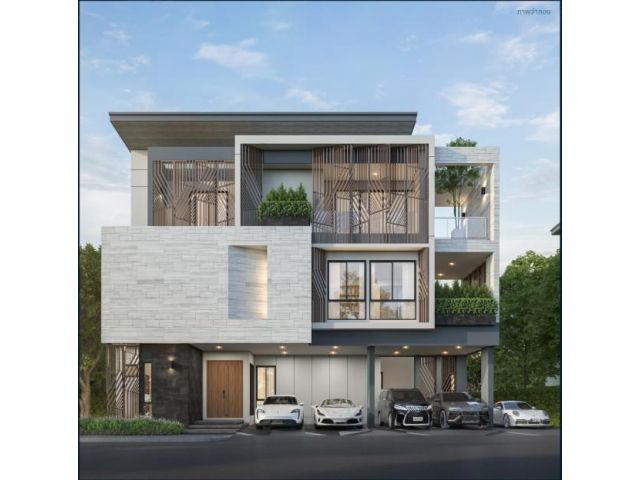 บ้านหรู 3 ชั้น The Gentry Phatthanakan 2 เขตสวนหลวง กรุงเทพมหานคร