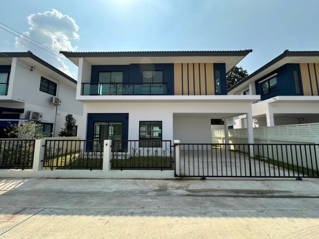 BH3536 ให้เช่าบ้านเดี่ยว 2 ชั้น บ้านซีพีเอ็น นิน วงแหวน ลำลูกกา ค