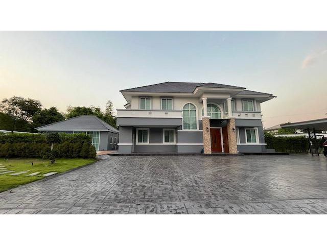 BH3537 ขายและให้เช่าบ้านหรู บ้านสวนเนรมิตร ออเงิน รามอินทรา