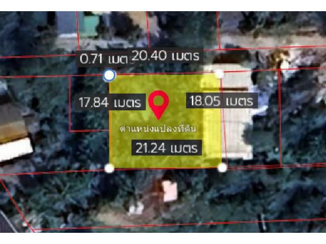 ขายที่ดิน 100 ตร.ว. ที่ดินหน้ากว้าง 20 เมตร ทรงสีเหลี่ยมผืนผ้าสวยงาม เหมาะปลูกบ้านพักอาศัย