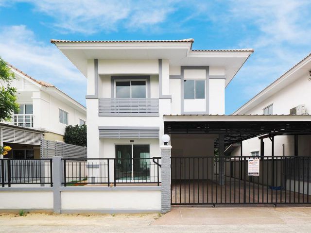 ขายราคาพิเศษ บ้านเดี่ยว 2 ชั้น 61 ตร.ว. ม.แลนซีโอ 4นอน 3น้ำ บ้านสวยมาก ต้นโครงการ ฟังชั่นครบ พื้นที่กว้าง