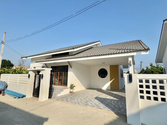 #บ้านสร้างใหม่โซนยอดฮิตสันผักหวาน ใกล้ห้างใกล้สนามบิน เดินทางสะดวก