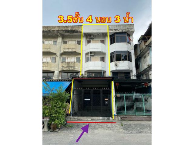 N+ให้เช่าอาคารพาณิชย์ ใกล้รถไฟฟ้าบีทีเอสสำโรง