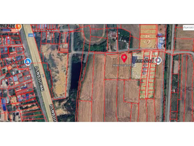 ขายที่ดิน 6 ไร่ 1 งาน 78.6 ตร.ว ต.สระพัง อ.เขาย้อย จ.เพชรบุรี ติดโครงการบ้านเดี่ยว