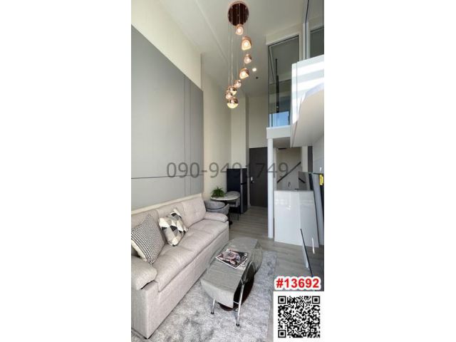 เช่าคอนโด The Sky Sukhumvit ห้อง Duplex ชั้น 21 ตึกE ตกแต่งเพิ่งเสร็จเป็นห้องใหม่ใกล้ BTS สถานีอุดมสุข
