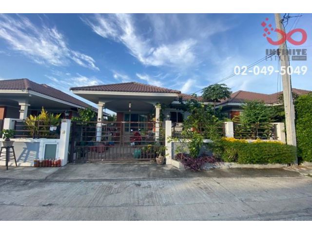ขายบ้านเดี่ยวชั้นเดียว บ้านรติรัตน์ ลาดปลาดุก - มะสง  ไทรน้อย
