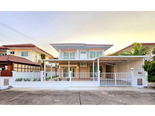 AIR-230 หมู่บ้านคุณาภัทร5 ขายบ้านเดี่ยวรีโนเวทใหม่พร้อมเข้าอยู่
