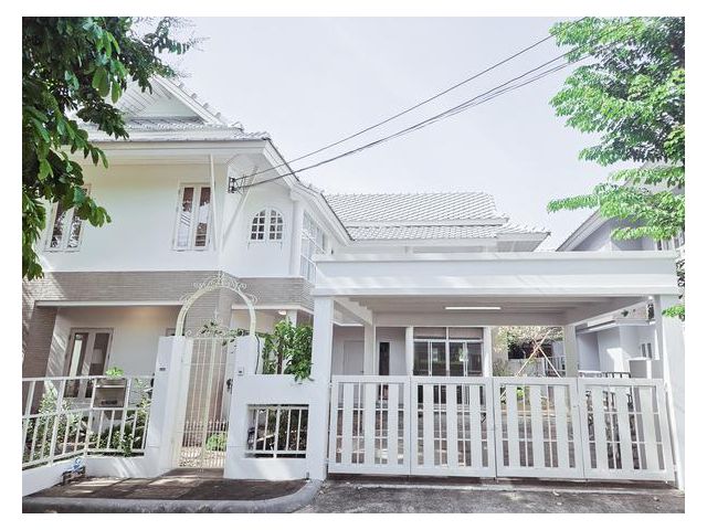บ้านเดี่ยว หมู่บ้าน โนเบิล นาวา วัชรพล สไตล์รีสอร์ท 72 ตรว. เฟอร์
