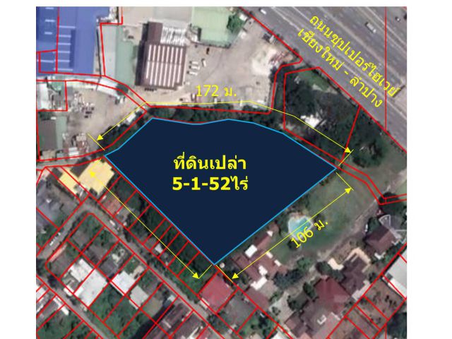 L269-ขายที่ดินเปล่า 5-1-52 ไร่ (ต.ฟ้าฮ่าม อ.เมืองเชียงใหม่ จ.เชียงใหม่)