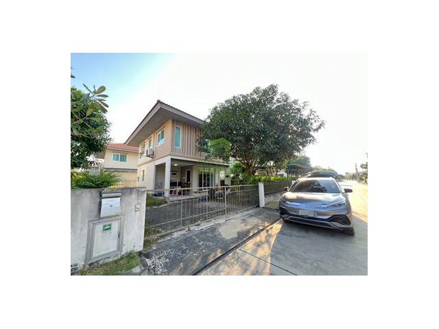 ขายบ้านเดี่ยว สไตล์โมเดิร์น หมู่บ้านคณาสิริ วงแหวน พระราม 5 เนื้อที่ 50 ตร.ว หน้าบ้านหันทิศเหนือ โล่ง โปร่ง ทันสมัย พร้อ