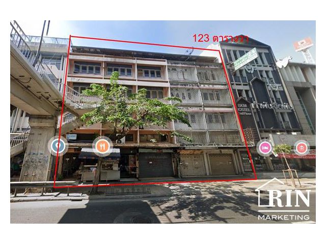 ขายถูก ที่ดินพร้อมสิ่งปลูกสร้าง ติดถนนพหลโยธิน ช่วงซอย 35 อาคารพาณิชย์ 4 ชั้นครึ่ง 5 คูหา พื้นที่ 123 ตารางวา
