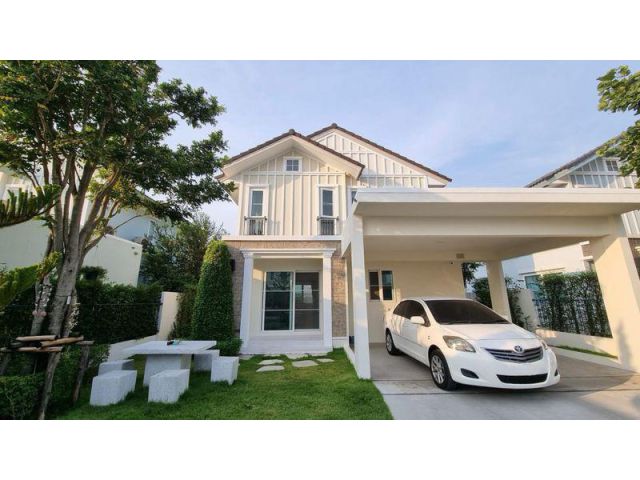 ขายบ้านเดี่ยว Villaggio ศรีนครินทร์ บางนา เทพารักษ์  แพรกษา บ้านพร้อมอยู่