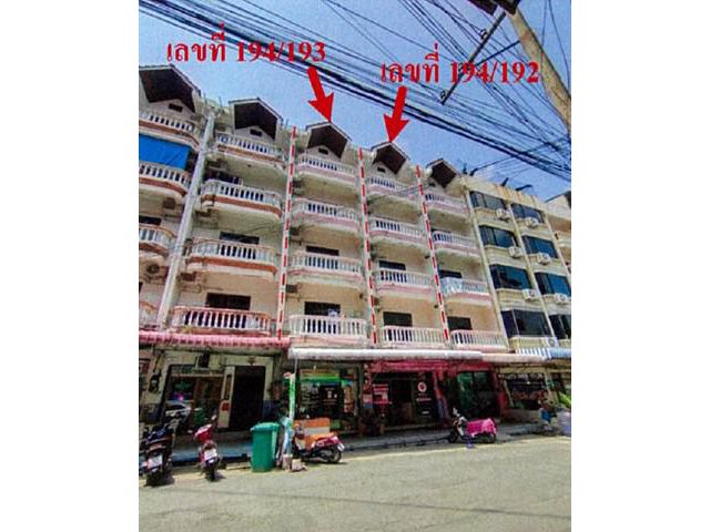 ขายอาคารพาณิชย์ 2 คููหา ตำบลหนองปรือ อำเภอบางละมุง ชลบุรี