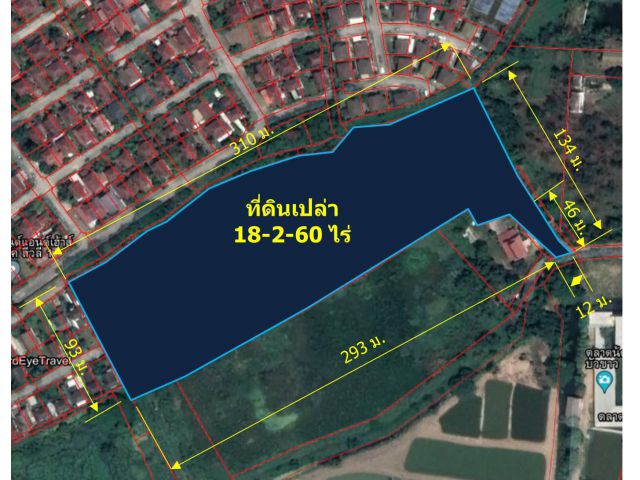 L363-ขายที่ดินเปล่า 18-2-60 ไร่ ต.หนองจ๊อม อ.สันทราย จ.เชียงใหม่